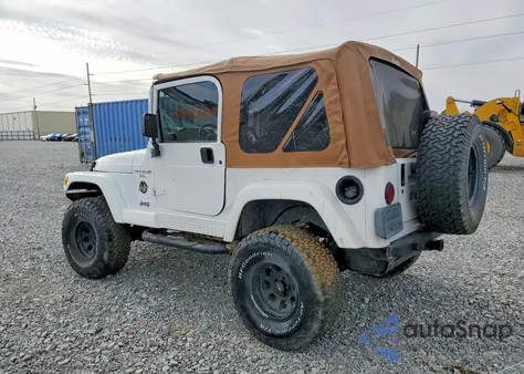 2000 Jeep Wrangler / Tj Sahara z USA, uszkodzony, nr VIN 1J4FA59S8YP773322